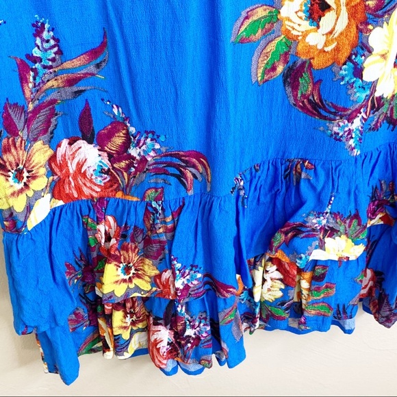 Anthro Konrad + Joseph Mandra Floral Ruffle Tunic - Picture 4 of 9